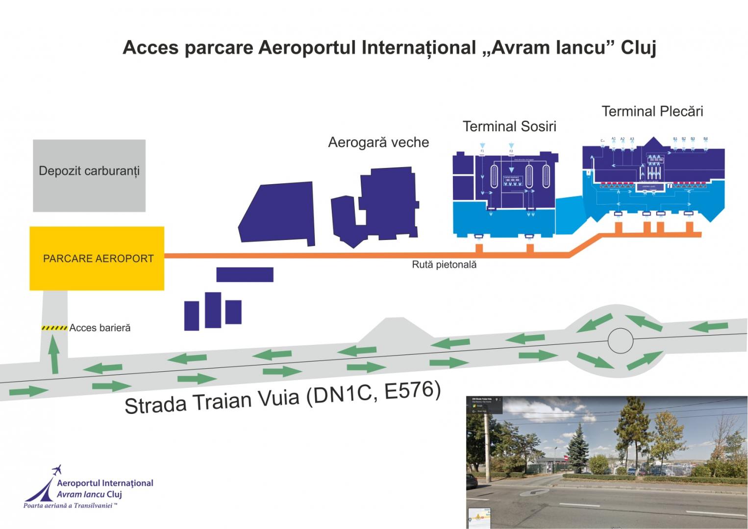 O nouă parcare la Aeroportul Cluj. Care sunt tarifele