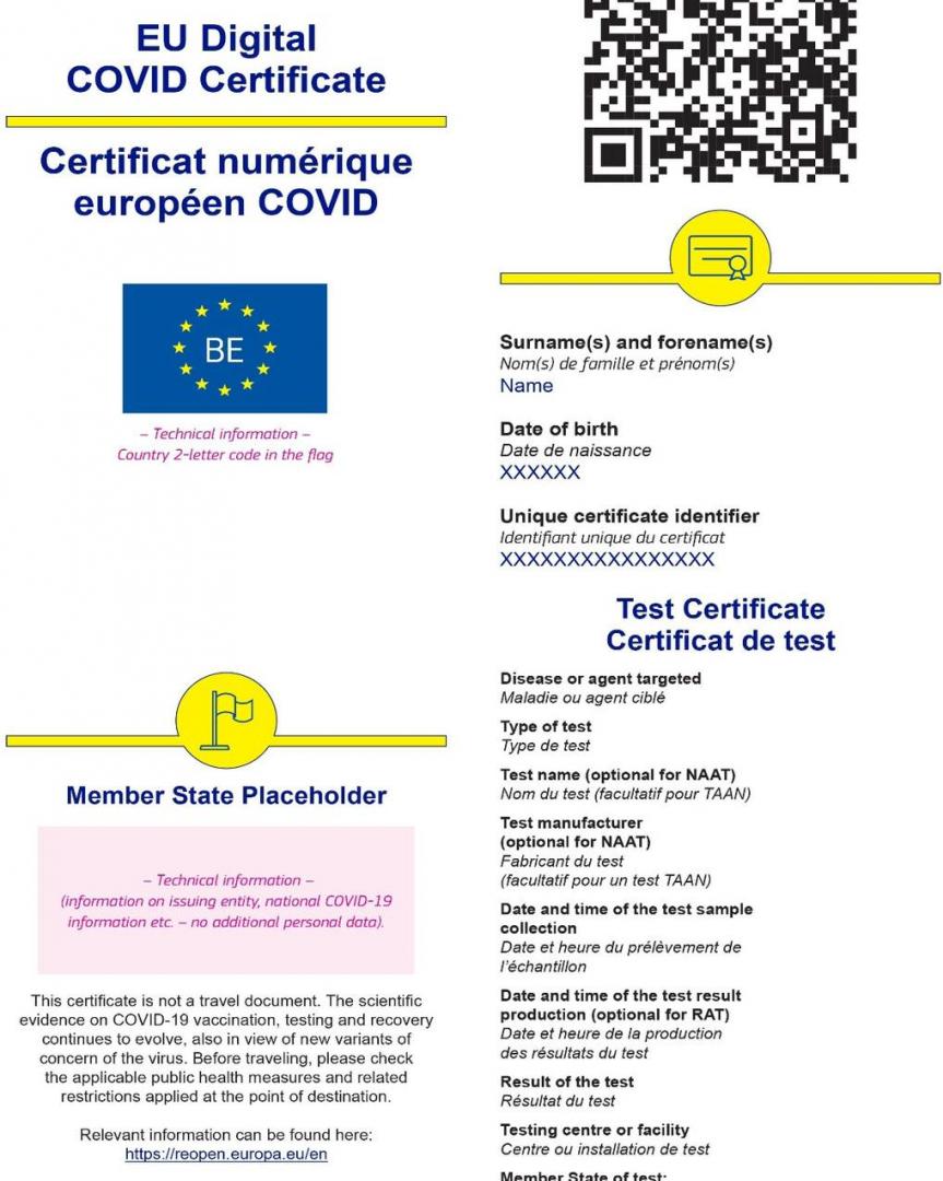 Merge! STS a testat cu succes interconectarea la nivelul UE pentru "pașapoartele COVID"/ Cum arată certificatul digital