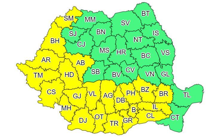 Nu scăpăm de vremea extremă! Caniculă și vijelii și săptămâna aceasta