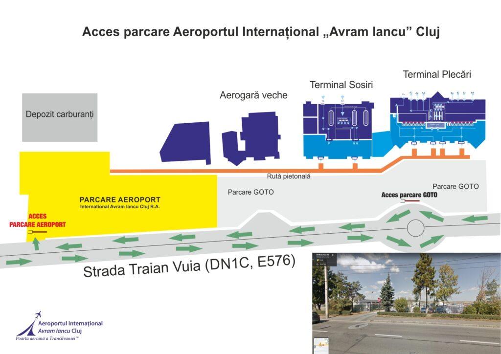 Locuri noi de parcare la Aeroportul Cluj. VEZI tarifele