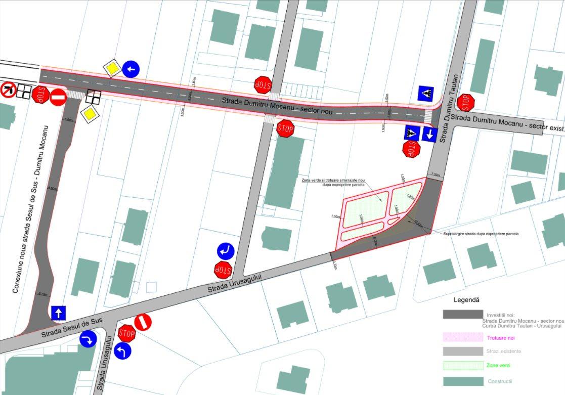 Planul primăriei Florești pentru Strâmtoarea Terra. Proiectare de străzi noi și lărgirea celor existente