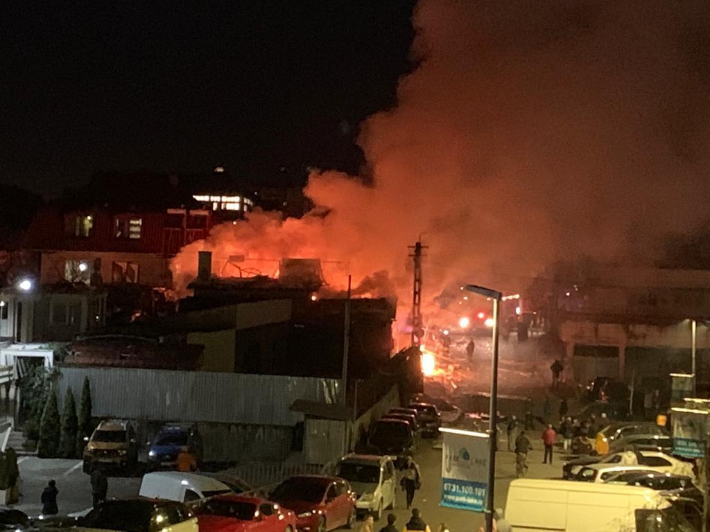 Iadul de pe Dunării! Zona în care a avut loc explozia arată ca după bombardament