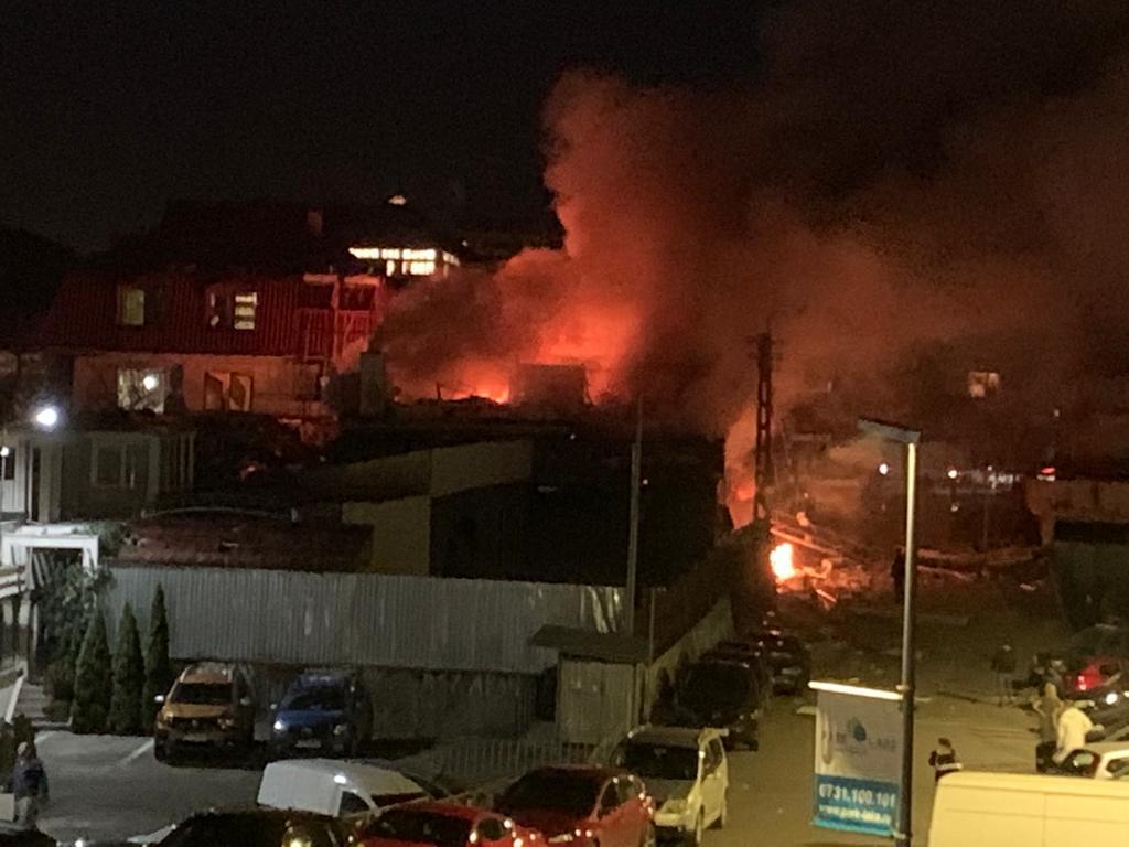 Iadul de pe Dunării! Zona în care a avut loc explozia arată ca după bombardament