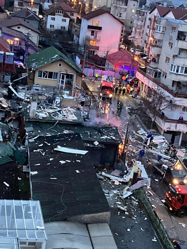 Iadul de pe Dunării! Zona în care a avut loc explozia arată ca după bombardament