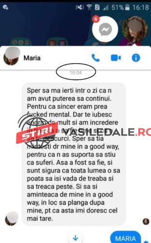 Tânăra care s-a sinucis în Cluj-Napoca i-a trimis un mesaj iubitului cu câteva minute înainte de a sări pe bloc
