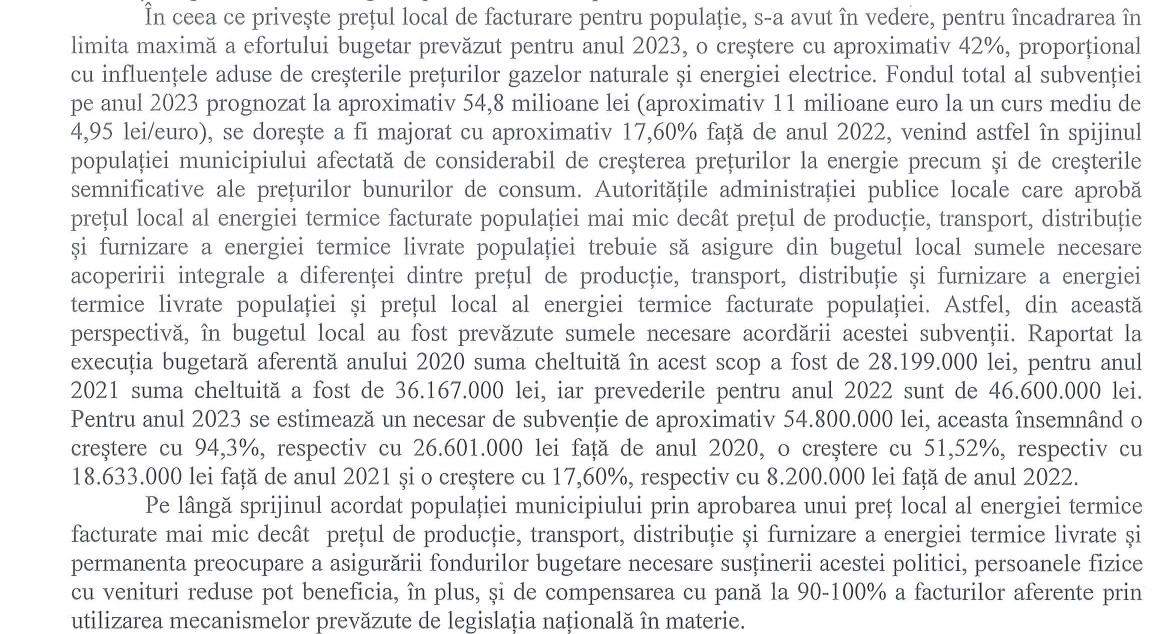 Cât vor plăti clujenii la căldură din 1 ianuarie 2023. Municipalitatea acordă subvenţii de 11 milioane euro