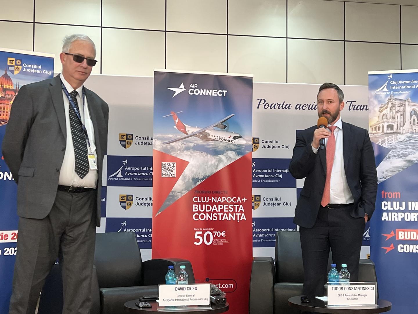 Noua companie aeriană a aterizat la Cluj-Napoca și oferă zboruri spre litoral și Budapesta Ciceo: „Zborurile sunt foarte importante pentru Transilvani