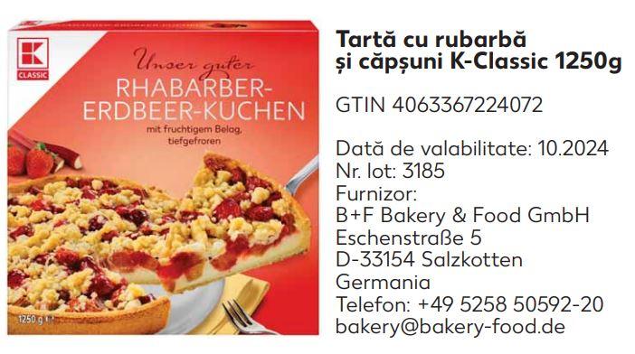 ALERTĂ ALIMENTARĂ! Produs care ar putea conține bucăți mici de plastic, retras de la vânzare