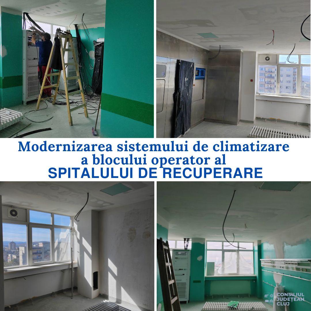 În ce stadiu sunt modernizările la Spitalul de Recuperare din Cluj! Vor fi gata până la sfârșitul anului