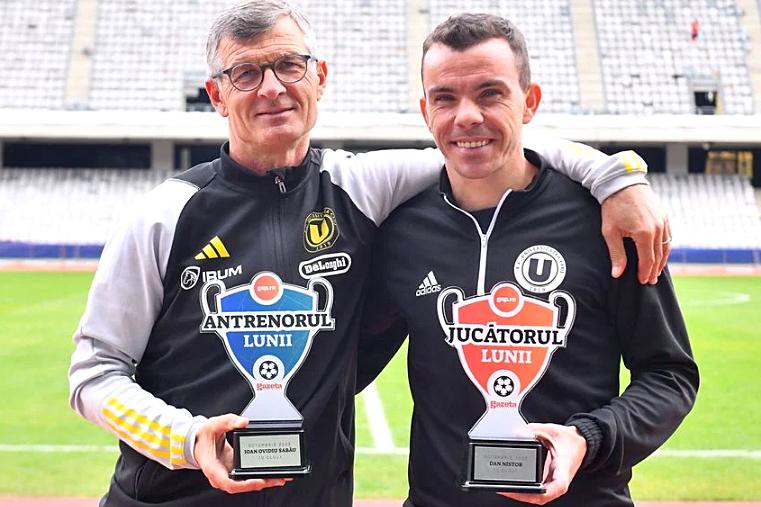 Premiile GSP „Antrenorul lunii” şi „Jucătorul lunii” octombrie au venit la Cluj / "Fotbal de calitate" şi "Jucător care trăieşte a doua