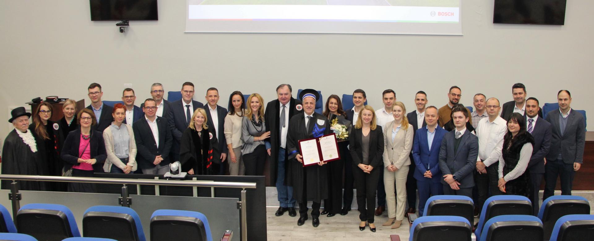 UTCN a acordat titlul de Profesor Onorific domnului dr. ing. Hüseyin Özmeral, Fabrica Bosch Cluj