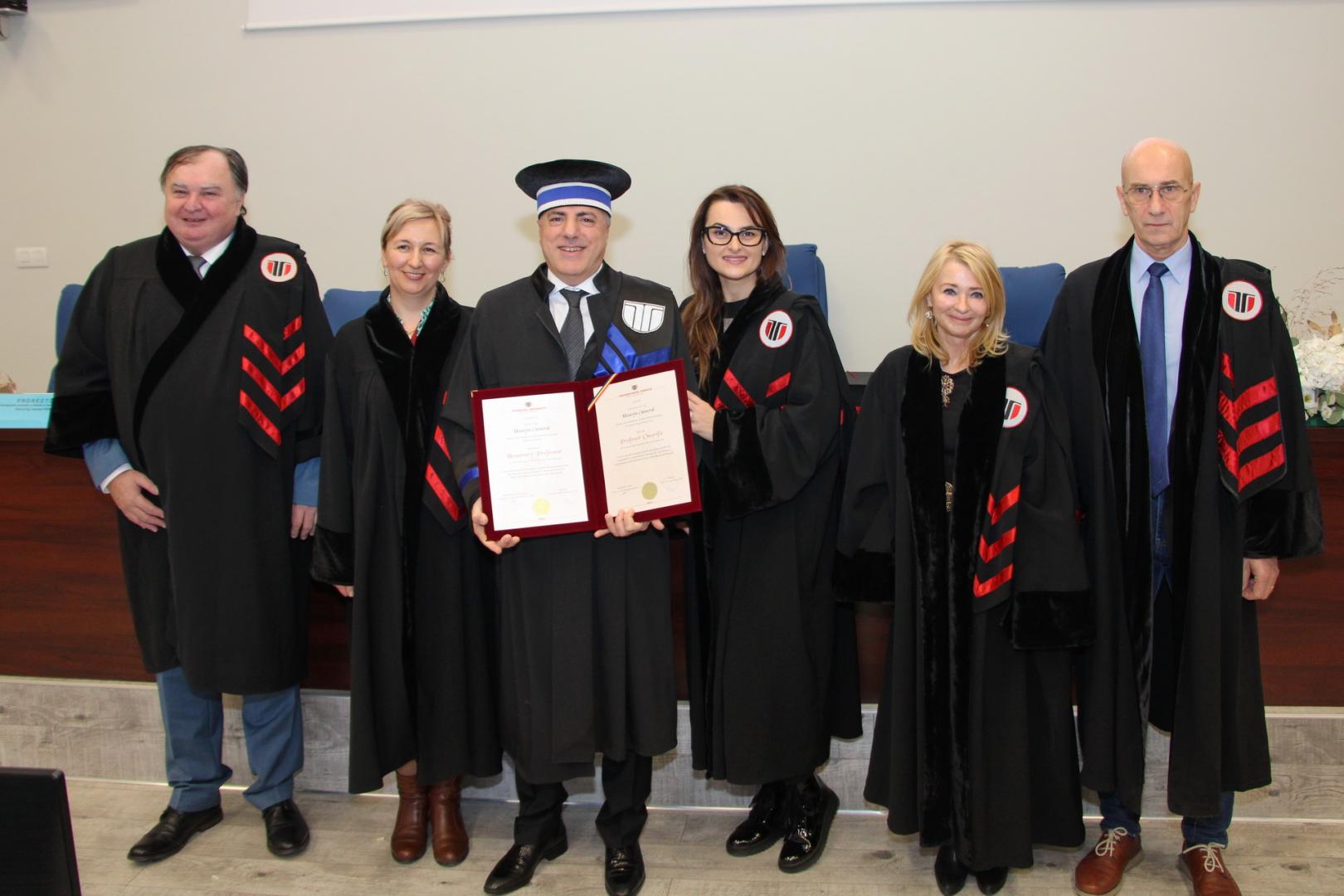 UTCN a acordat titlul de Profesor Onorific domnului dr. ing. Hüseyin Özmeral, Fabrica Bosch Cluj