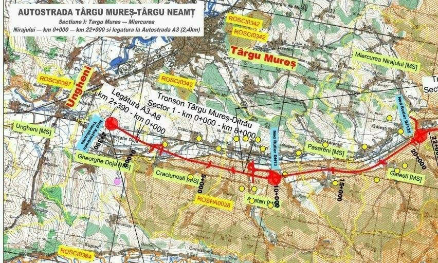 Autostrada Unirii. Construcția unui lot din Transilvania începe anul acesta: 6 luni pentru proiectare și 24 pentru finalizarea lucrărilor. Vezi HARTA