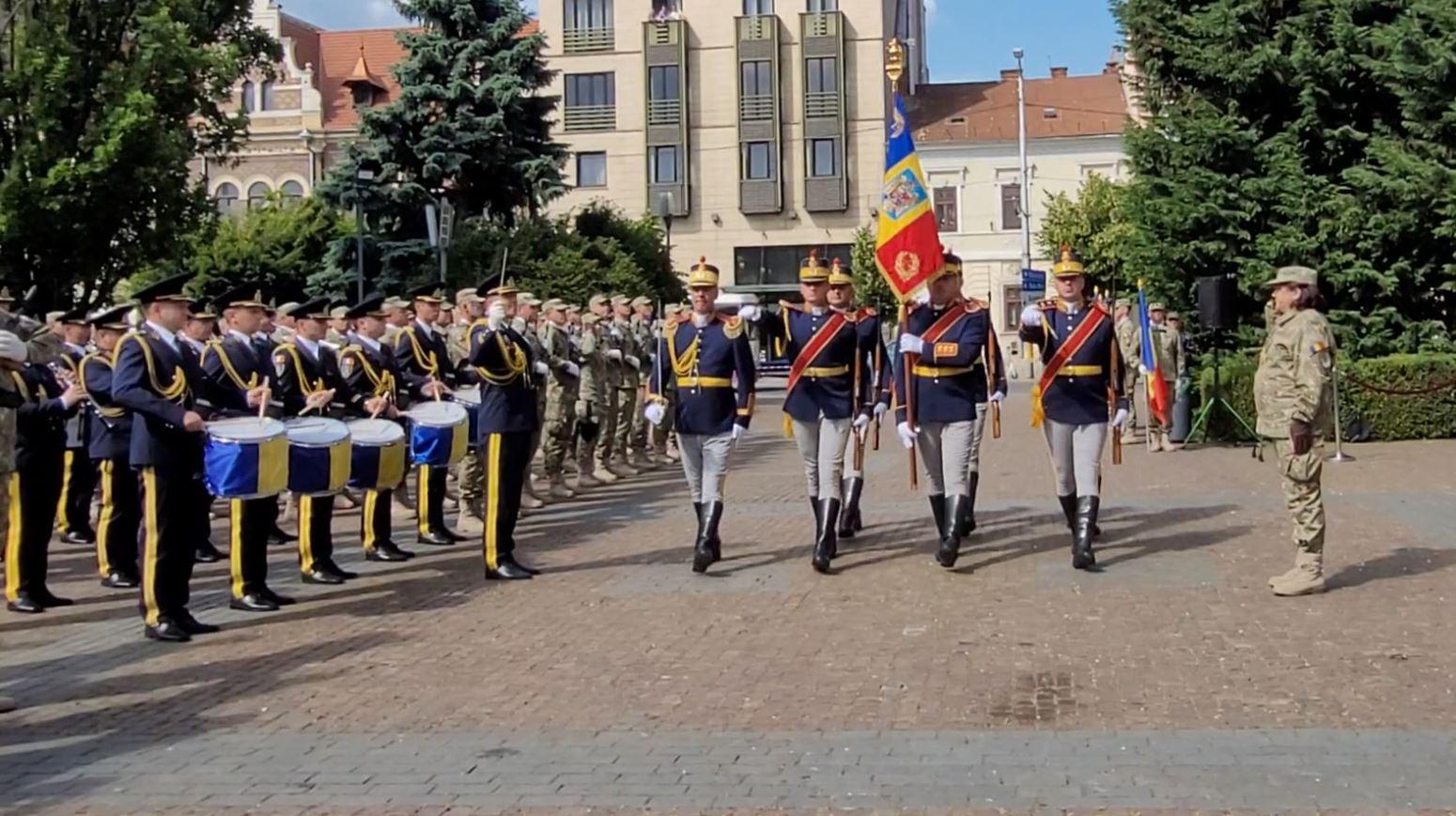 Spitalul Militar din Cluj-Napoca a primit Drapelul de Luptă