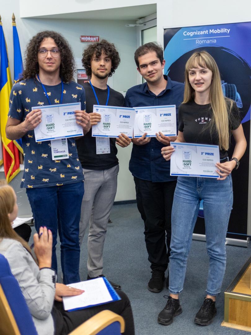 Studenții UTCN, locul al II-lea la Concursul Internațional Studențesc HARD & SOFT Suceava 2024