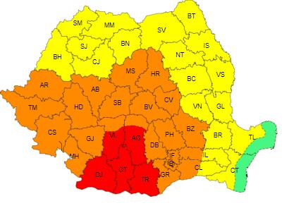 Clujul, sub cod galben de caniculă. Temperaturile pot ajunge până la 34 de grade
