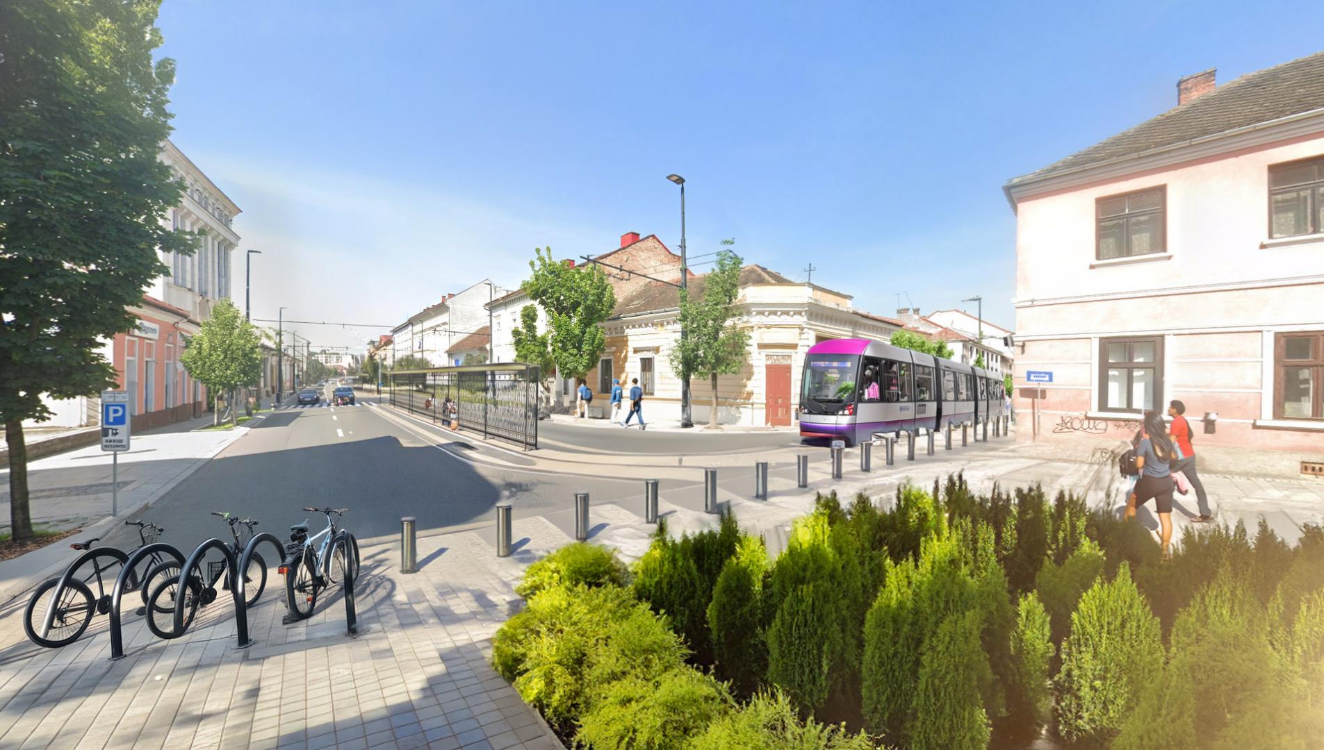 Cum ar arăta centrul Clujului fără mașini, doar cu zone pietonale