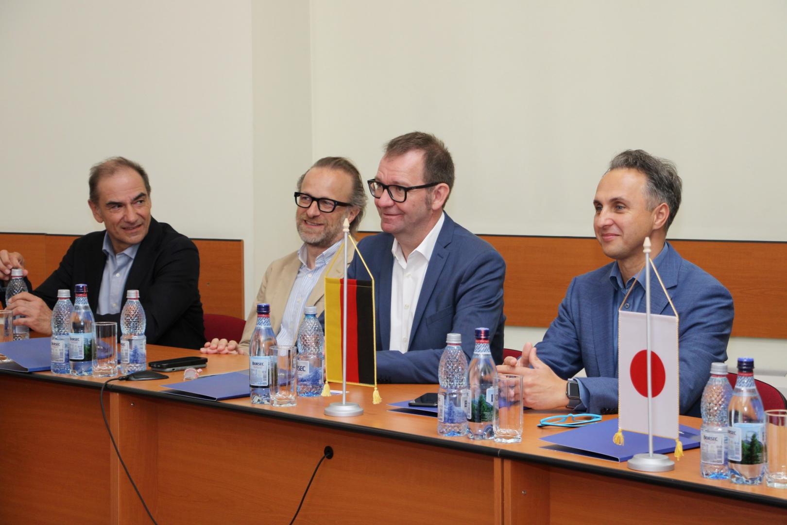 Membrii grupului BMW TechWorks România s-au întâlnit cu conducerea Universității Tehnice din Cluj-Napoca