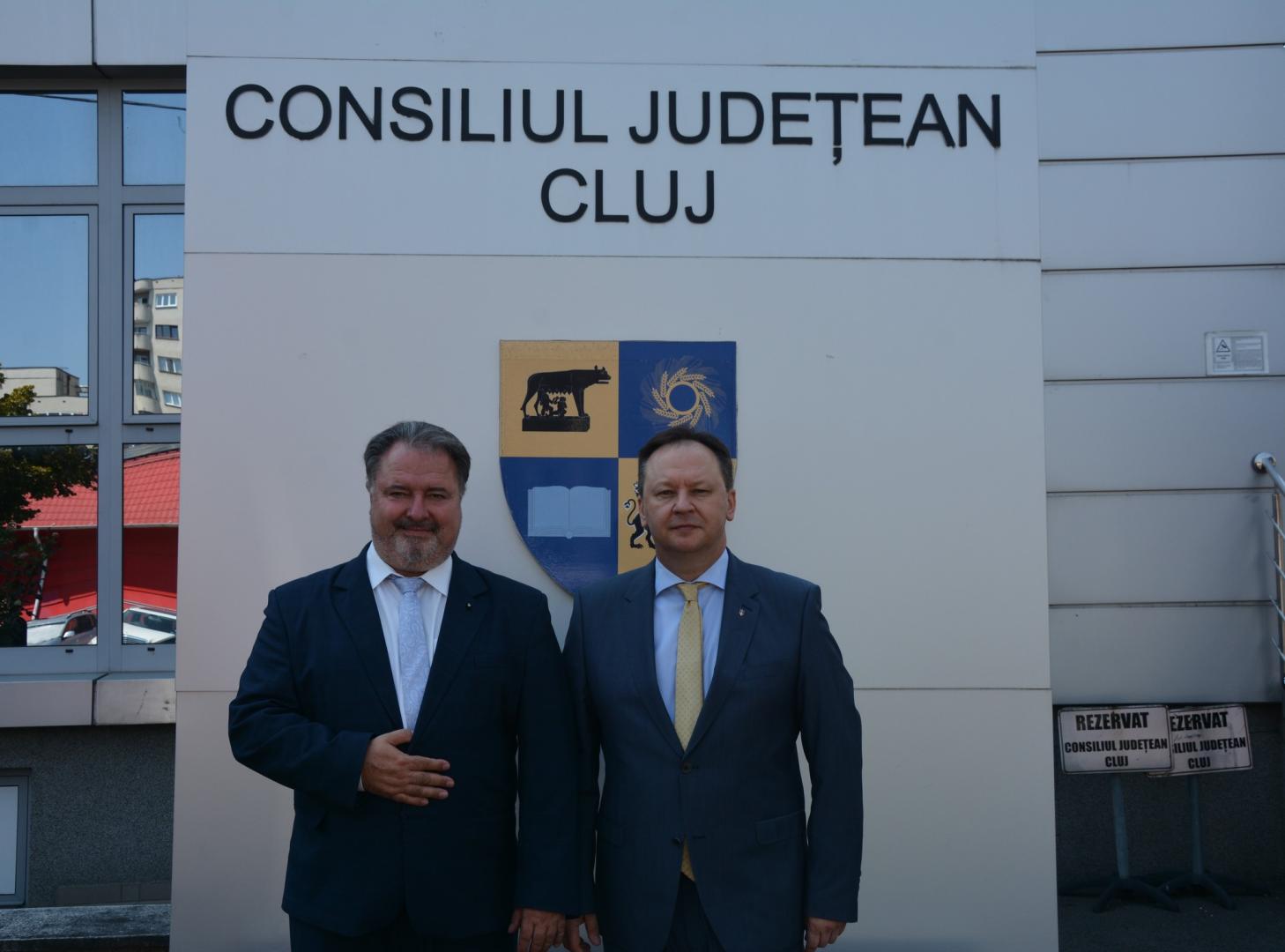 Ambasadorul Ucrainiei, prima vizită la Cluj. A mulțumit pentru sprijinul acordat refugiaților