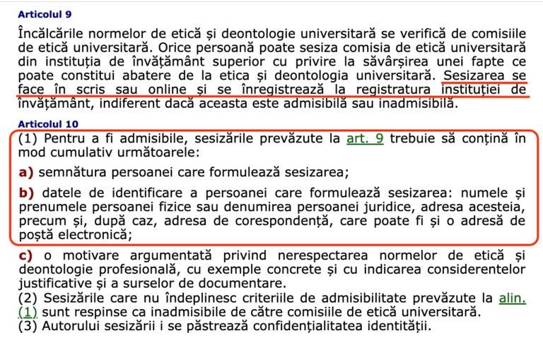 Cum a scos în afara legii Guvernul Ciolacu analiza sesizărilor ANONIME la comisiile de etică ale instituțiilor de învățământ superior