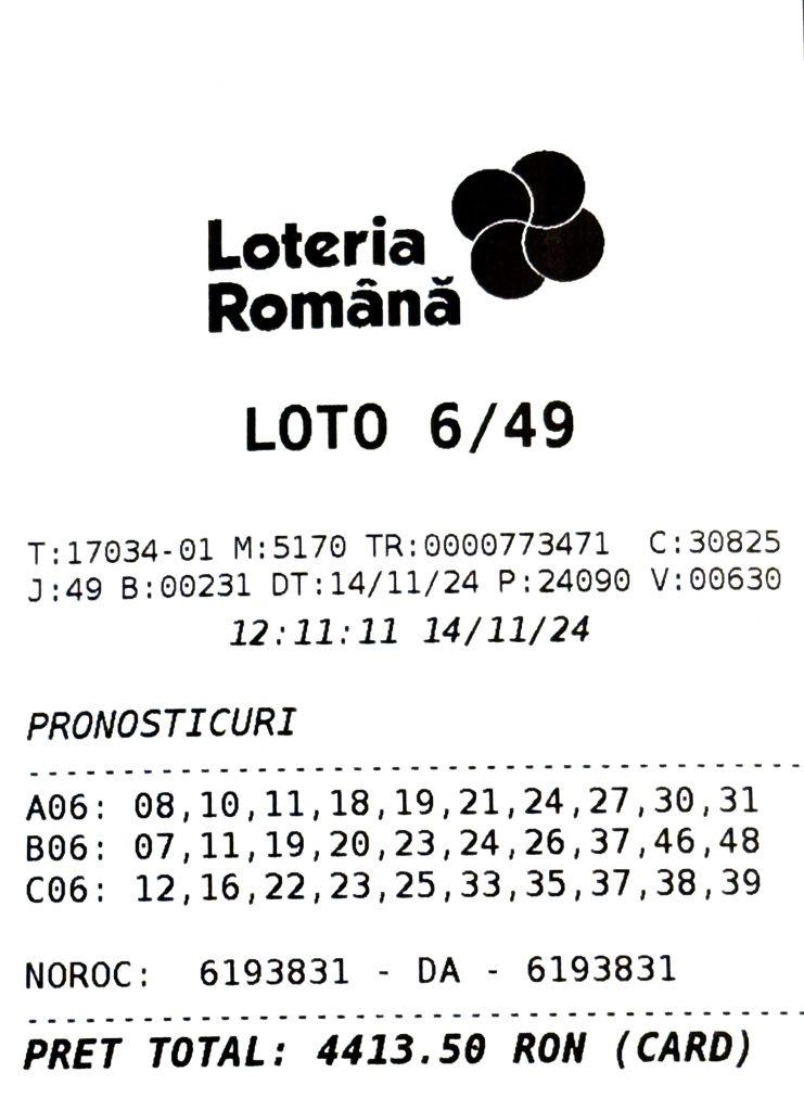 Câștigătorul premiului de aproape 10 mil. euro la 6/49 și-a ridicat banii: „Am jucat întotdeauna cu speranţa că voi câştiga”