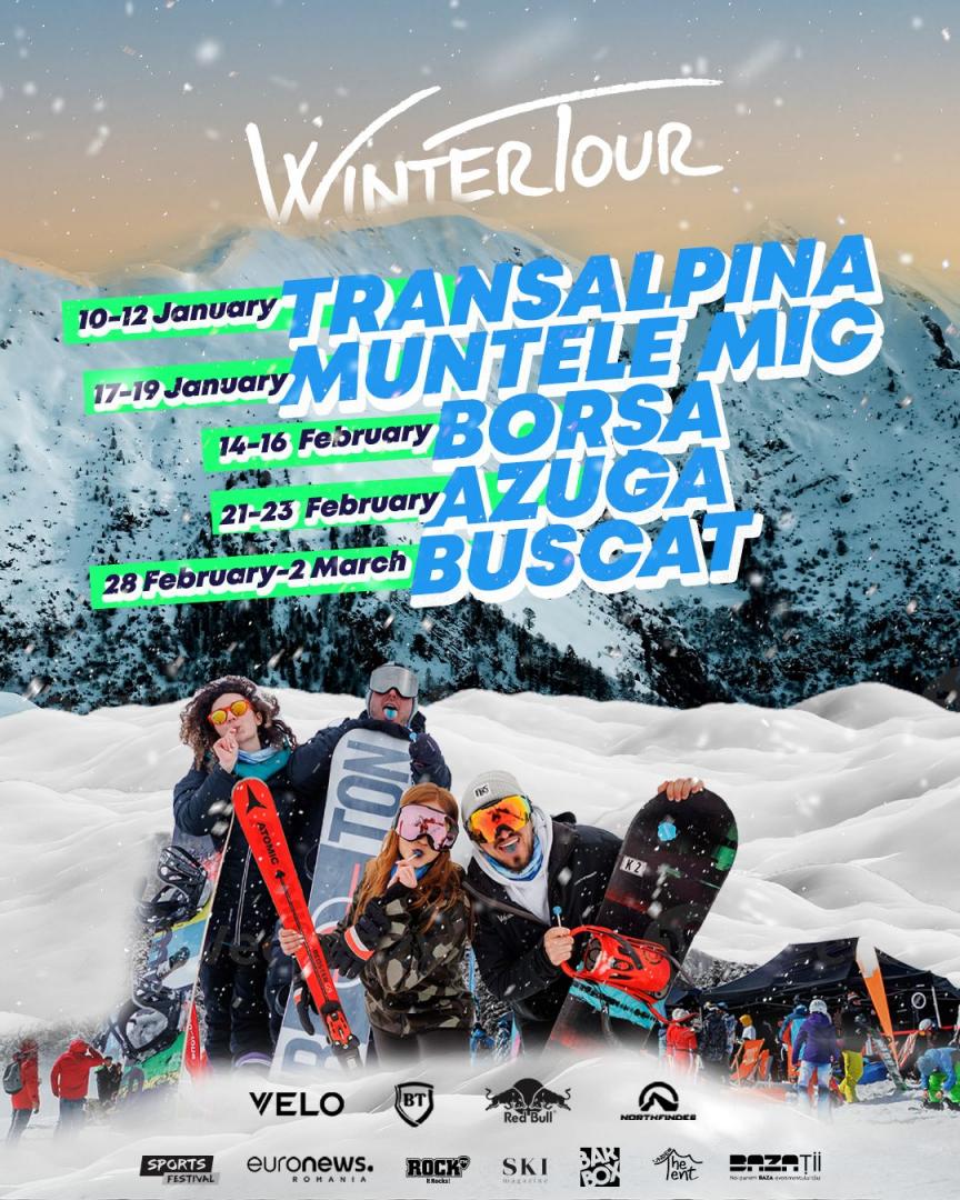 Winter Tour revine în forță pe pârtiile din țară!