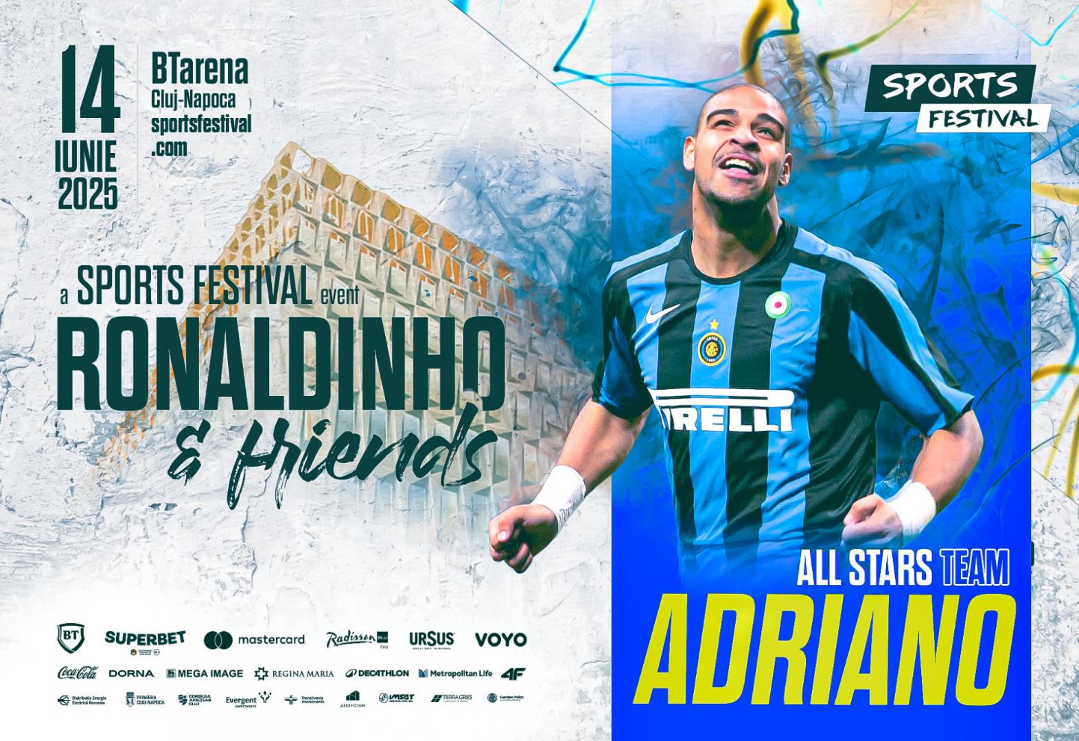 Încă un celebru internațional brazilian vine la Sports Festival