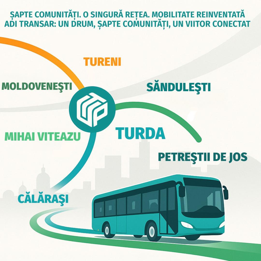 Turda devine lider regional în transportul public! S-a constituit ADI TRANSAR, care unește 7 localități din Cluj