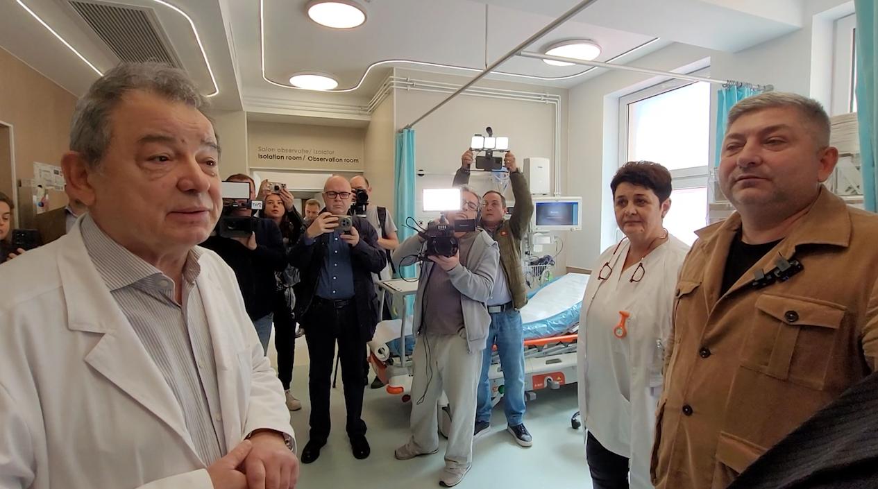 A fost inaugurat noul Compartiment de Primiri Urgențe al SCBI Cluj. Aparatură de ultimă oră și sistem de telemedicină la ATI