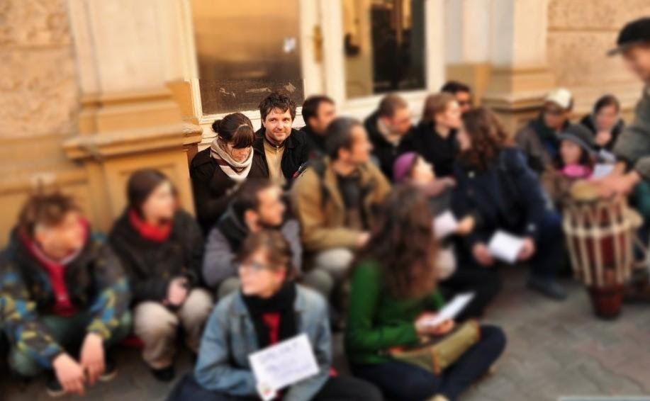 Imagini rare cu Nicușor Dan și Mirabela, la un protest din Cluj-Napoca, în urmă cu aproape 14 ani