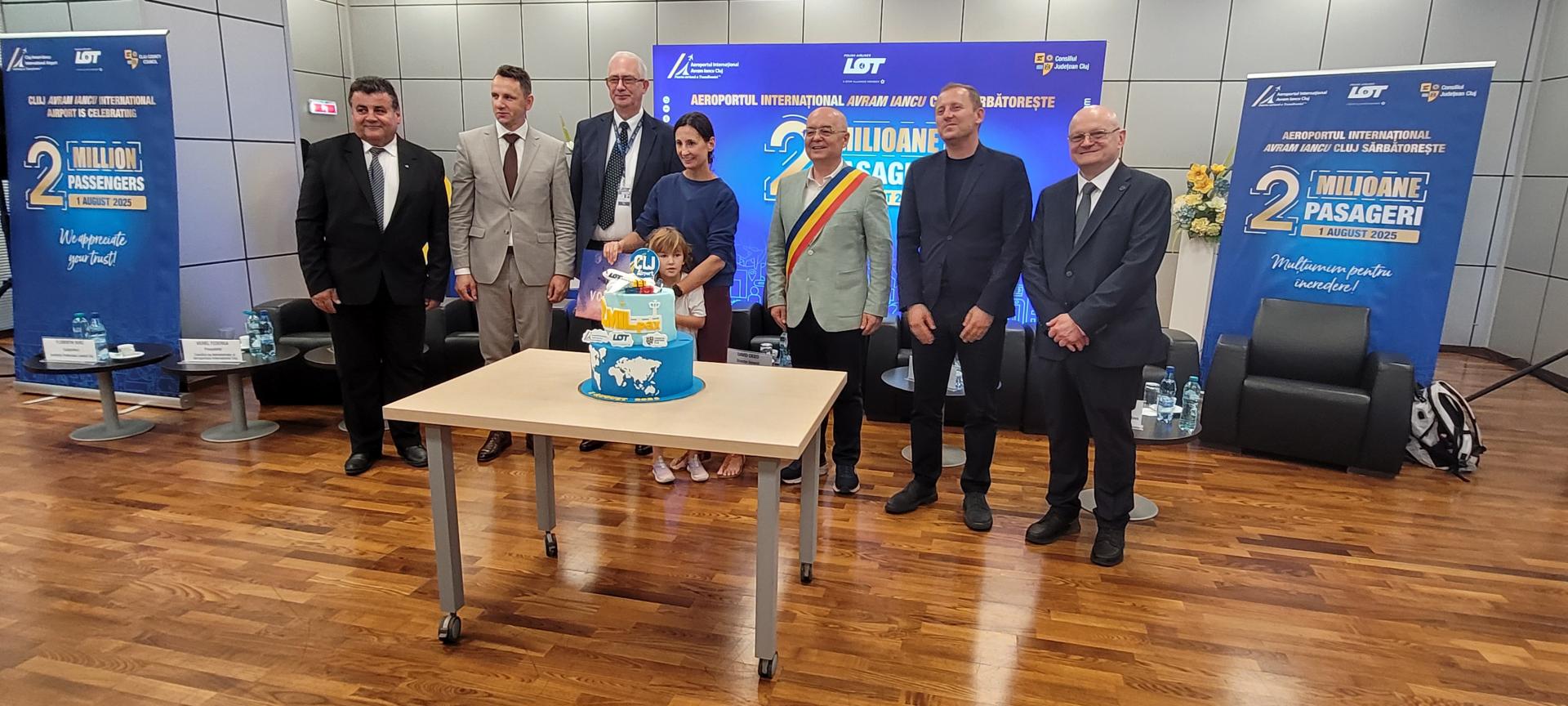 O tânără din SUA, pasagerul cu numărul 2.000.000 pe Aeroportul din Cluj în 2025