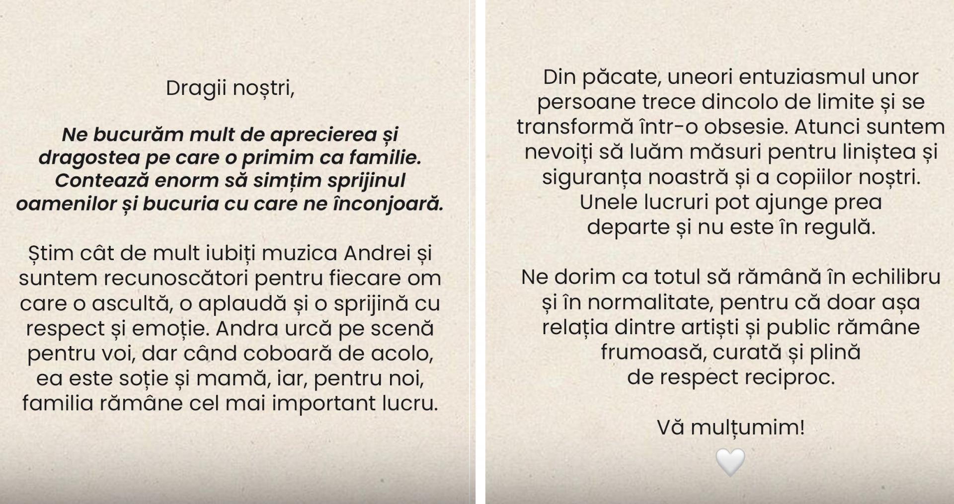 Andra și Cătălin Măruță, terorizați! Au cerut emiterea unui ordin de protecție / Dosar penal