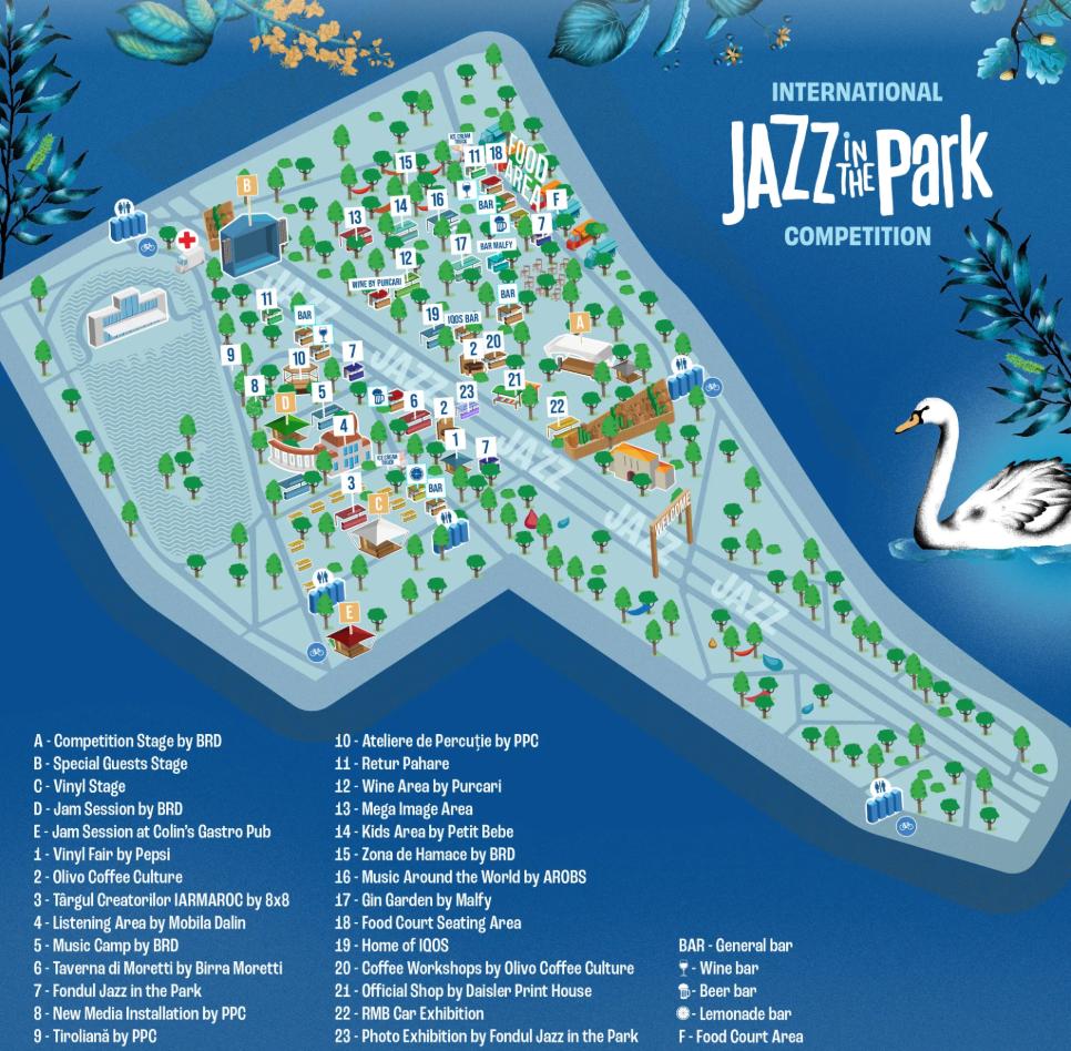 Începe Jazz in the Park Competition! 14 trupe finaliste, 3 zile de muzică live și o atmosferă de festival în parcul Central din Cluj-Napoca