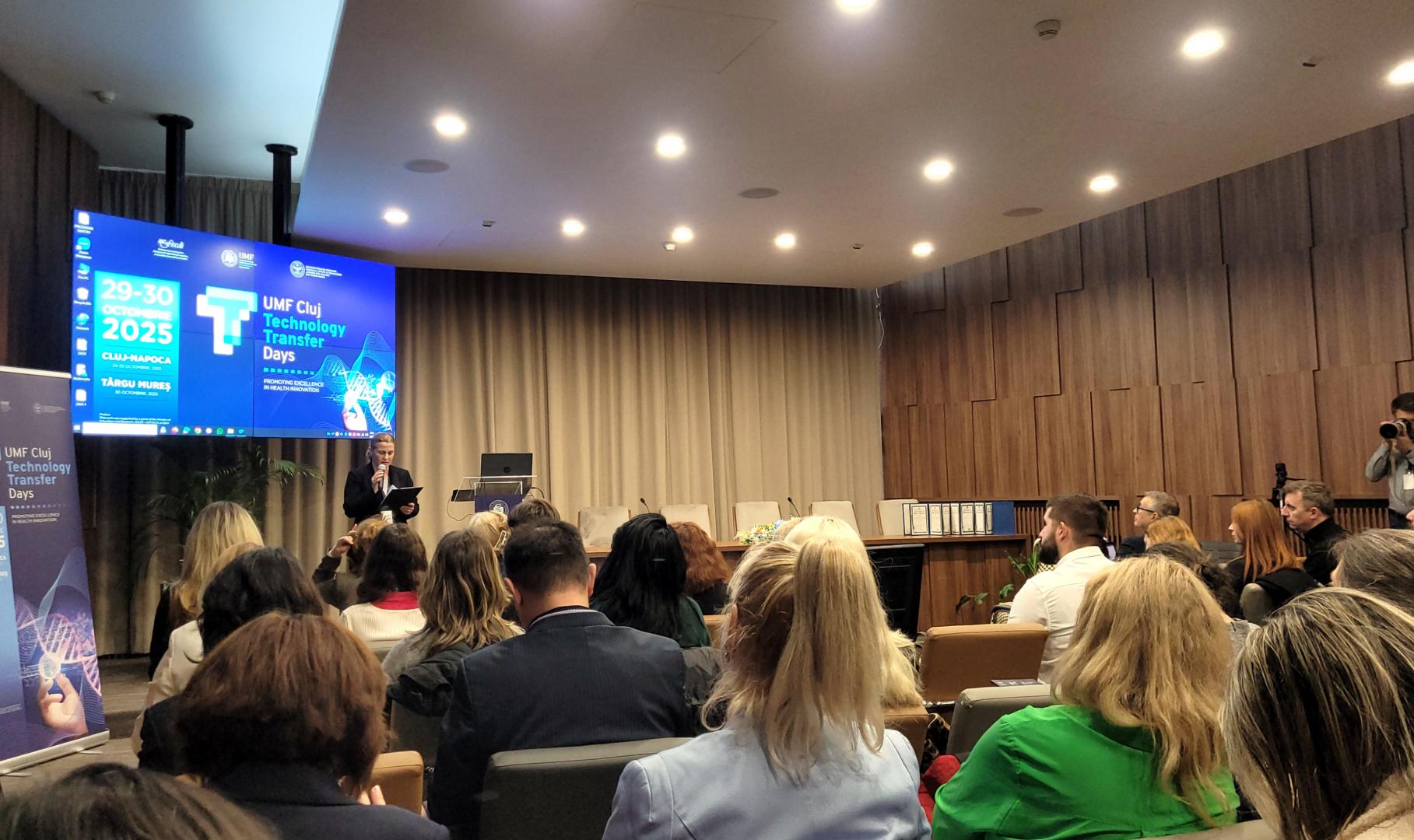 UMF Cluj a dat startul Technology Transfer Days 2025. Anca Buzoianu: Așa cum Renașterea a schimbat arta, AI va redefini medicina