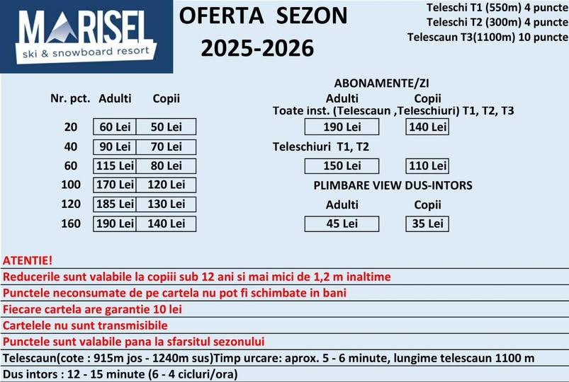 Sărbători pe p&acirc;rtie. Unde se schiază la Cluj