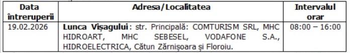 &Icirc;ntreruperi planificate &icirc;n alimentarea cu energie electrică din județul Cluj