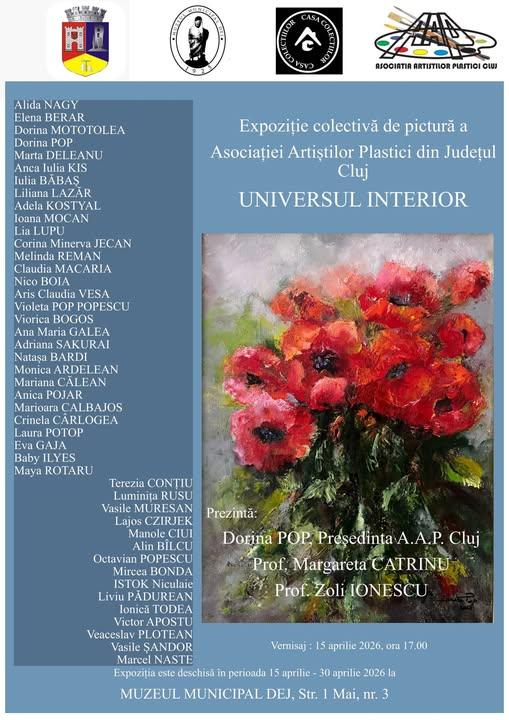 Expoziția Colectivă &rdquo;Universul Interior&rdquo;, la Muzeul Municipal Dej