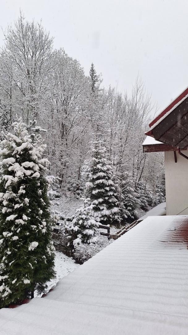 Minivacanță de 1 Mai pe p&acirc;rtie! La munte a nins la munte și s-a așternut strat de zăpadă