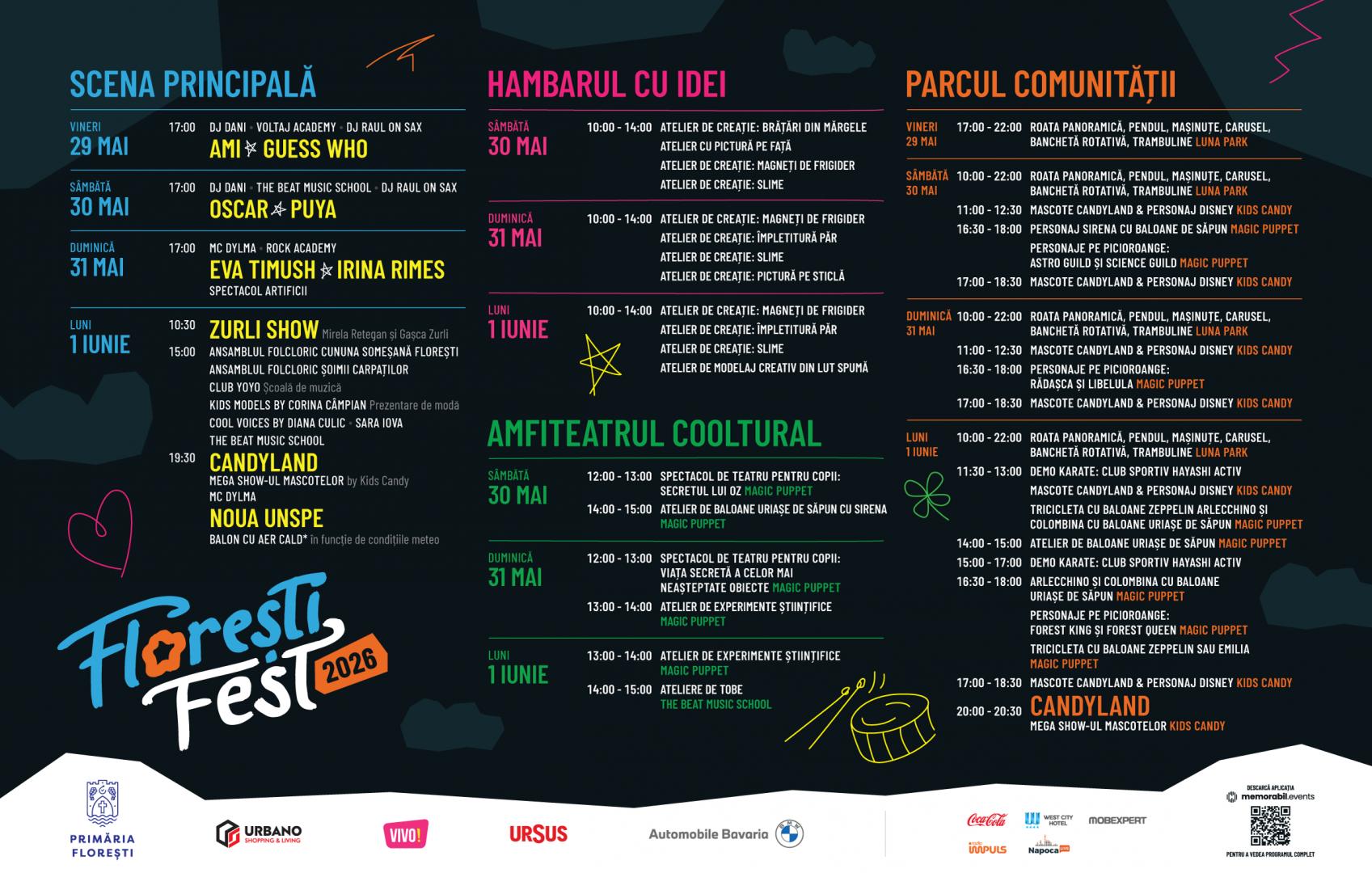 AMI, Guess Who, Puya și Irina Rimes, la Florești Fest 2026. Programul complet al festivalului