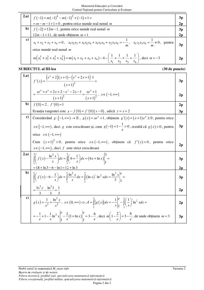 BAC 2026. SUBIECTELE la Matematică. Ce au avut de rezolvat elevii, &icirc;n funcție de profil/ Vezi BAREMELE de corectare