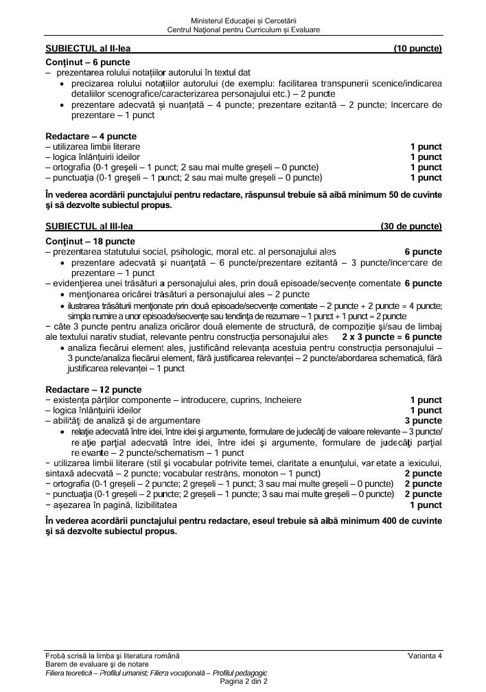BAC-ul de toamnă 2026. Ce SUBIECTE au primit elevii la Limba și literatura rom&acirc;nă/ BAREMELE de corectare