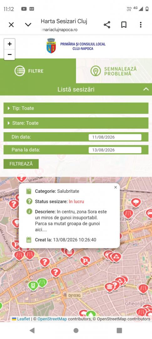 Iar pute la Cluj-Napoca