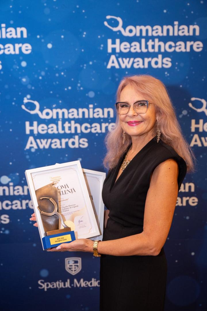 Claudia Gherman, șefa Spitalului Județean de Urgență Cluj, desemnată &bdquo;Managerul Anului&rdquo;
