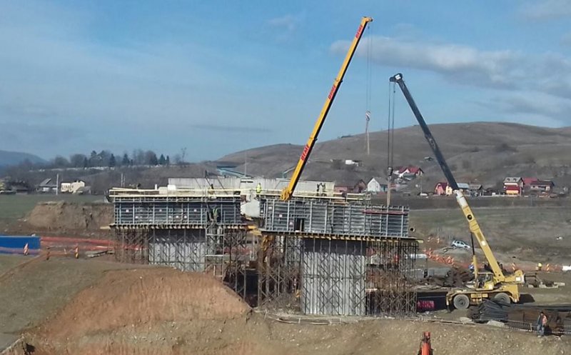 Autostrada Transilvania. Continuă lucrările la nodul Gilău