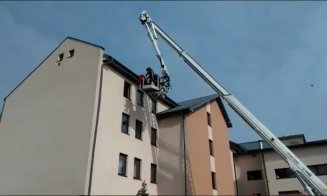 Incendiu cu victime la un hotel-restaurant. Exerciţiu ISU Cluj