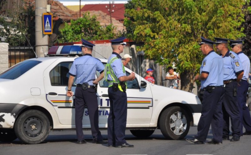 Focuri de armă în stradă la Câmpia Turzii. Un individ agresiv, reținut de polițiști