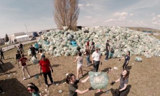 Munte de gunoaie, strâns la Cluj din cinci județe