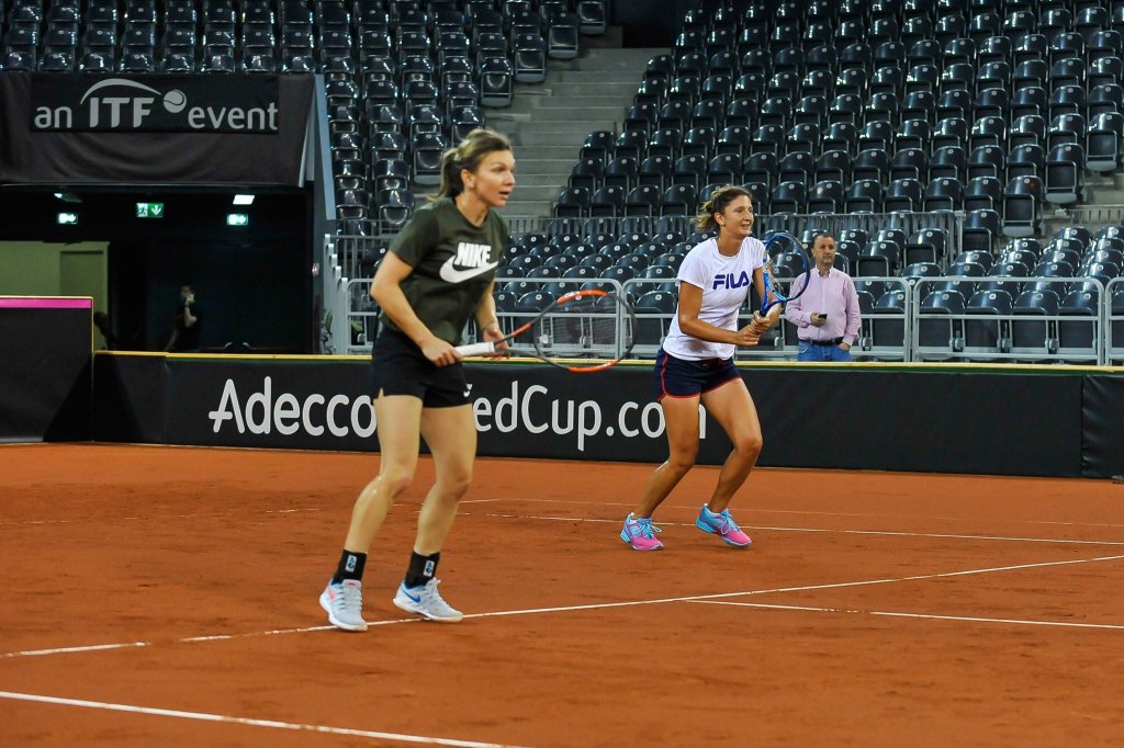 Fed Cup la Cluj, sold-out! O mai poţi vedea pe Halep, gratis, la antrenamente. VEZI orarul