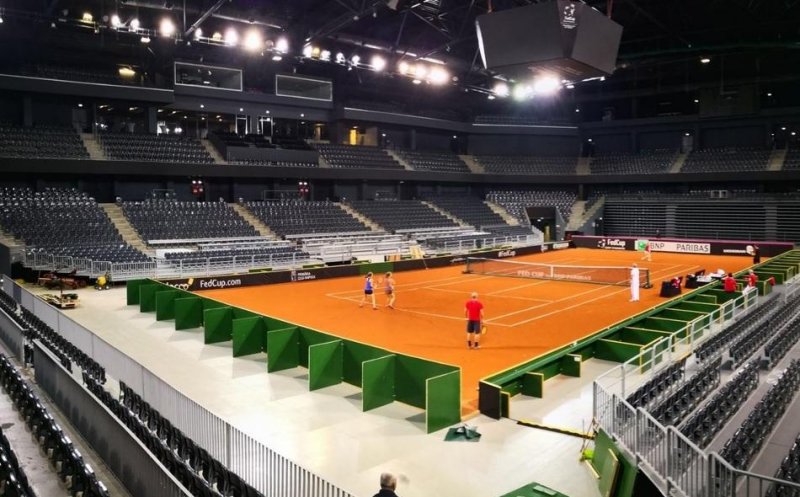 Premieră mondială la Polivalenta din Cluj. Fanii sunt chemaţi mai devreme la meci. Halep: "Hai să facem ceva special pentru România"