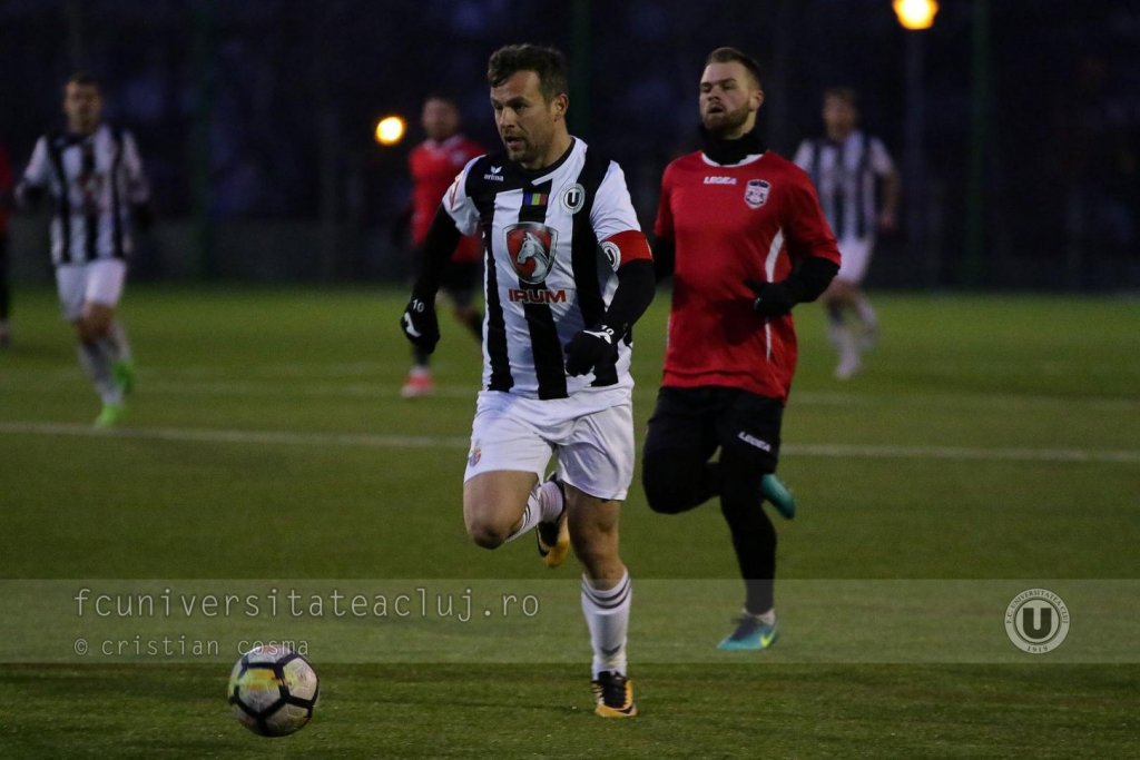 "U" Cluj, victorie la limită cu FC Avrig